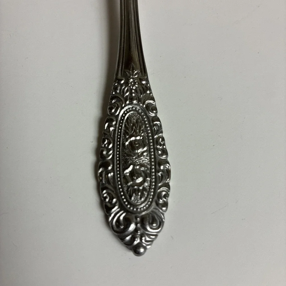 Grand Majesty United Silver Co. Teaspoon Stainless‎ Steel Flatware Roses